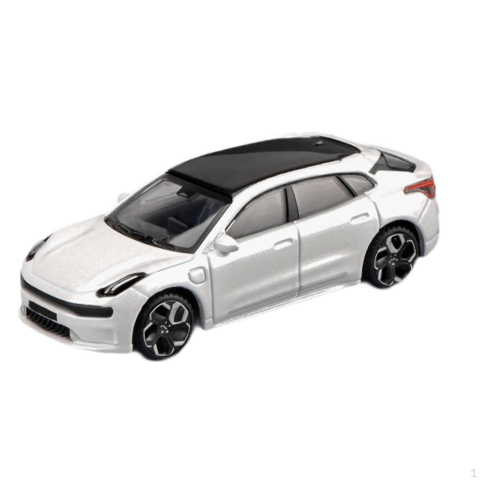 

1/64 Металева модель машинки Подарунки Автомобіль зі сплаву для фотографічних реквізитів DIY Розкладка сцени білий