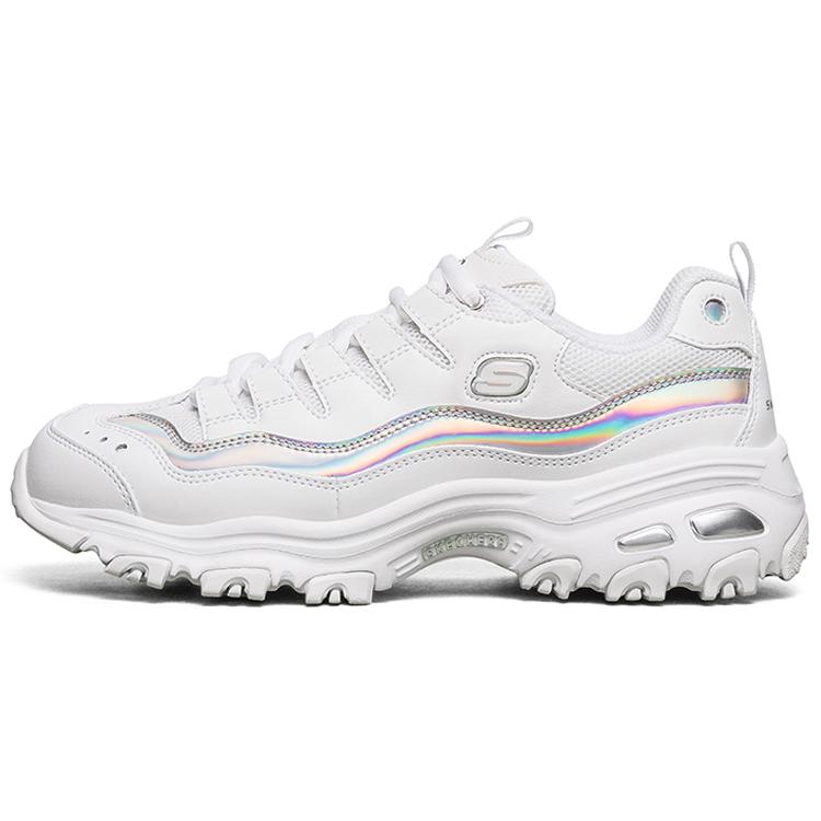 Skechers D`lites 1.0 Gs White/Silver