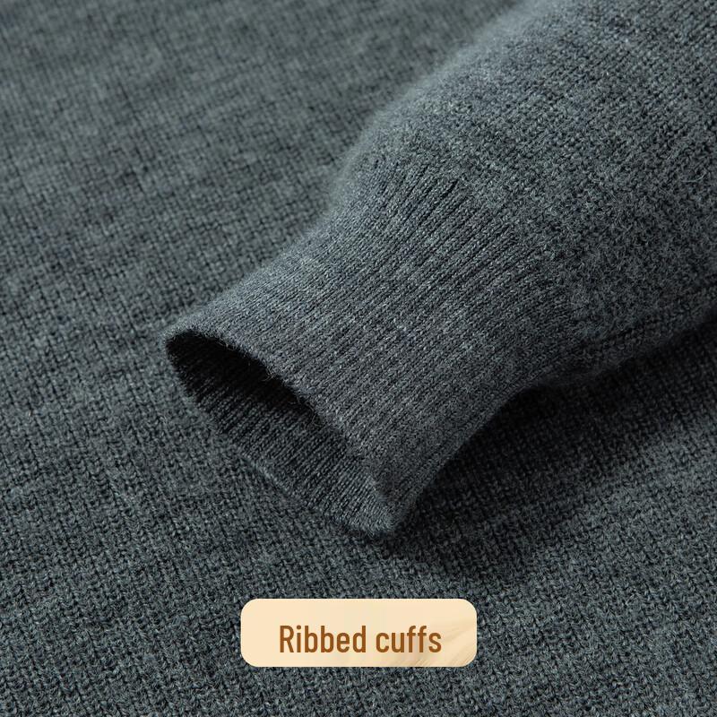 Men's 100% Lambswool Round Neck Sweater