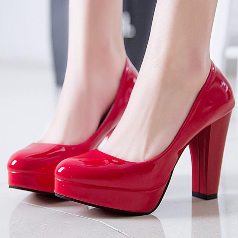 Women's Sexy Red High Heels Designer Luxury Pointed Toe Ultra Heels Pumps Wedding Party Bantquet Sandalias De Mujer Plus Size 42