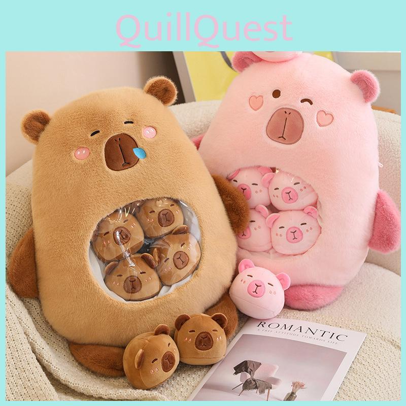 Plush Capybara Toy  A Large Bag  Creative Capybara Stuffed Dolls  Toys Plush