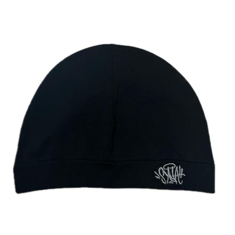 European & American Trendy Embroidered Skull Knit Pullover Hat - Street Hip Hop Style