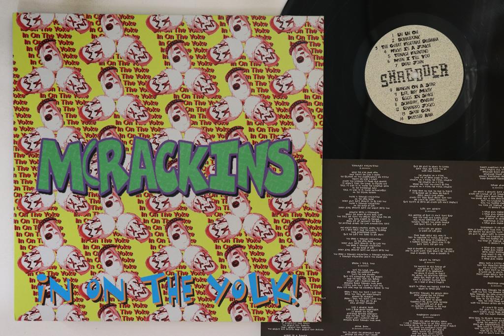 LP Record MCRACKINS  In On The Yolk SH32 SHREDDER 1996 US Rock Used