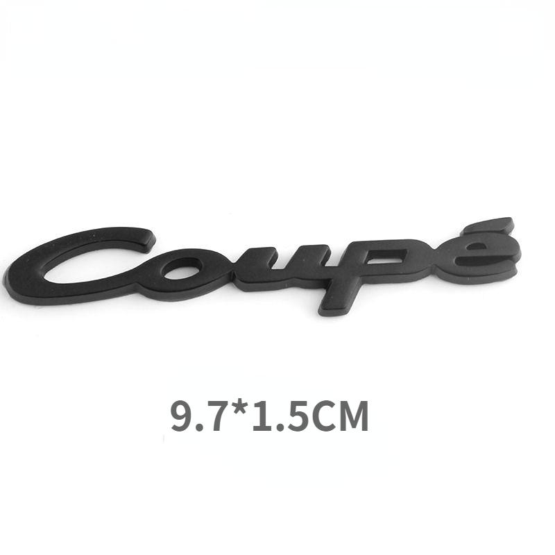 Naklejka dekoracyjna samochodu COUPE Label Montaż samochodu na specjalną naklejkę na tył samochodu H6