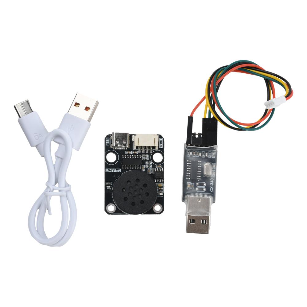 DC 3.3-5V MP3 Voice Playback Module MP3 Intelligent Voice Broadcast UART Serial Port Control TF Card For Arduino