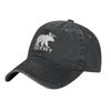 Deer Beer Bear Baseball Cowboy Hat Adjustable Trucker Hat Black
