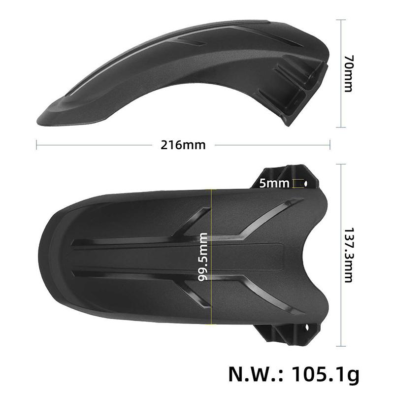 

Enhanced Wheel Fender for KUGOO KuKirin G2 MAX Electric Scooter Front Rear Mudguard Accessories