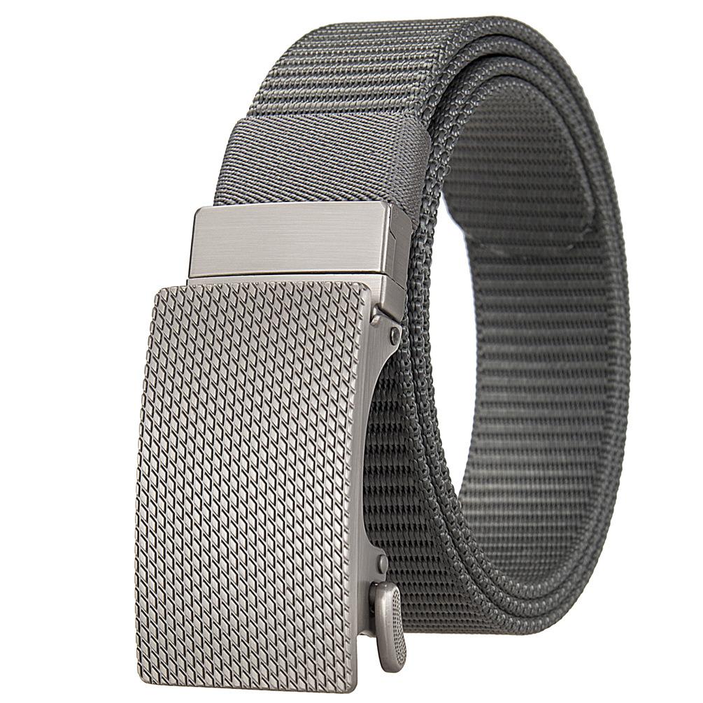 Nylon Braided Belt For Men, Rotating Cloth Belt Buckle Belt Ly36-25948-1