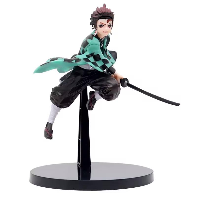 Anime Demon Slayer Figure Tanjirou Agatsuma Zenitsu Kyoujurou Anime Model Action Figure PVC collection Toy for Kids Gift