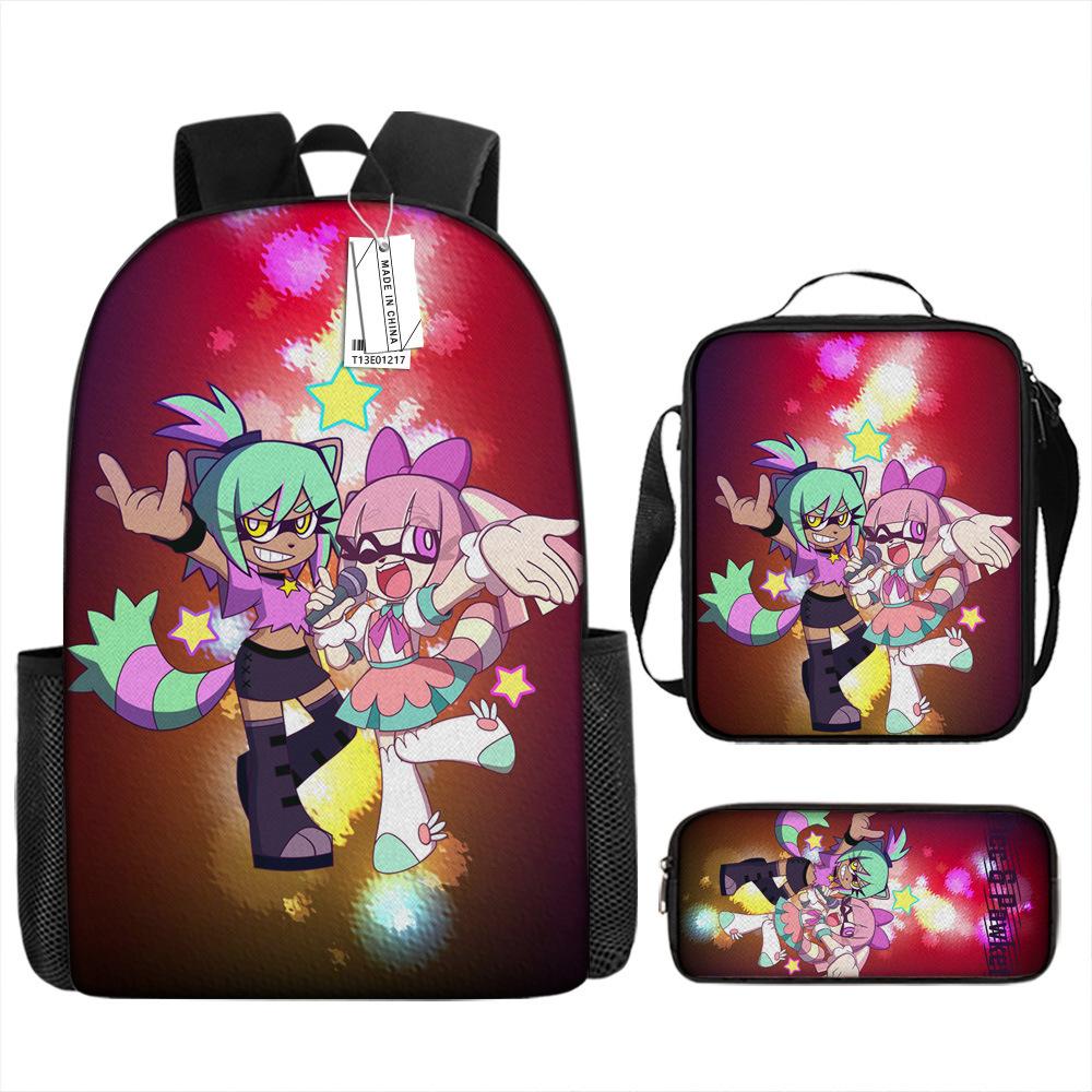 Two-dimensional Gacha Animation Schoolbag Cartoon Primary School Students Schoolbag Children Backpack Anti-splashing Bag