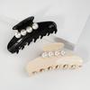Vintage French Design Hair Claw Clip Elegant Women Acetate Hair Clips Hair Ponytail Clip  for Girls