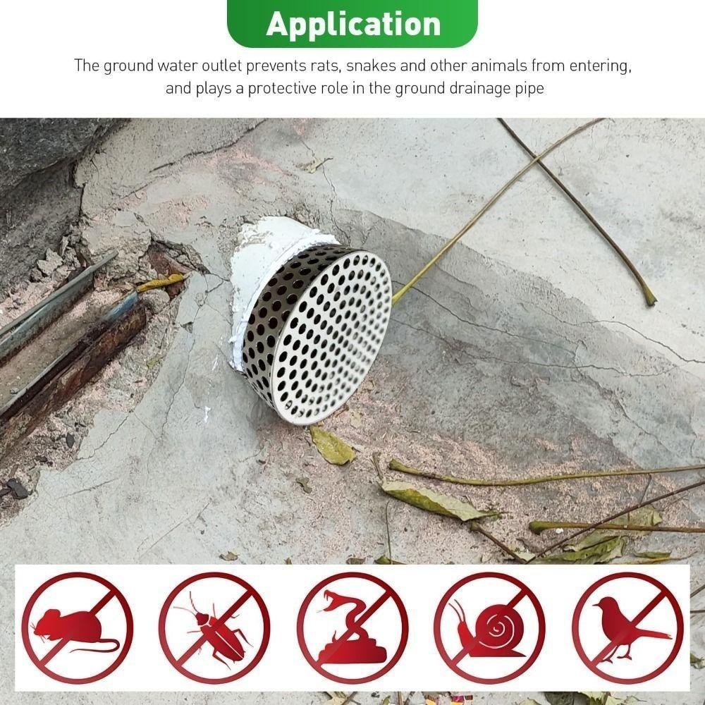 Side Circular Strainer Drainage Outdoor Tool New Anti Blocking Floor Drain
