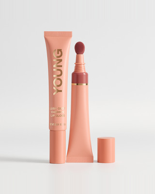 Liquid Water Gloss Lip Gloss Plush Brush Head Extruded Lip Gloss Lip Glaze