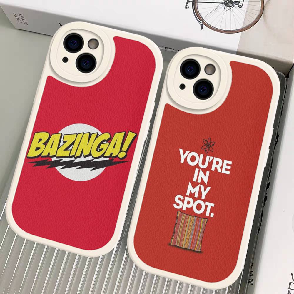 TV S-Shows The Bigs Bang Theory Sheldon Leather Phone Case For Iphone 16 15 14 Plus 13 12 11 Pro Max Case