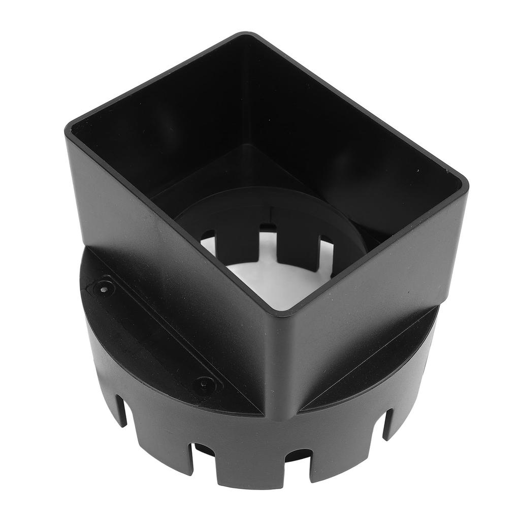 Rain Gutter Downspout Adapter 3x4 Inch PVC Square Rain Gutter to Drain Pipe Adapter for Outdoor