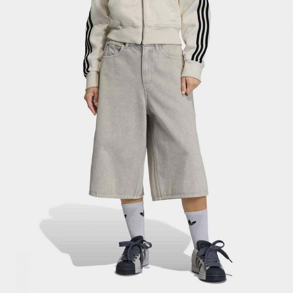 AdidaS Women S Firebird Denim ShortS Grey Denim Bermuda pantS  Kd2927 A28(XS)