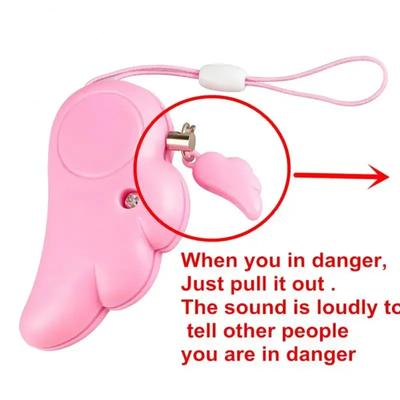 Self Defense Emergency Alarm Keychains Personal Protection Alarm Safety Security Anti-Attack Loud Alarm for Child Girl Women90db