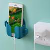Soporte de control remoto para montaje en pared, autoadhesivo, ABS, sin taladros, fácil de instalar, soporte de carga para teléfono móvil para el hogar