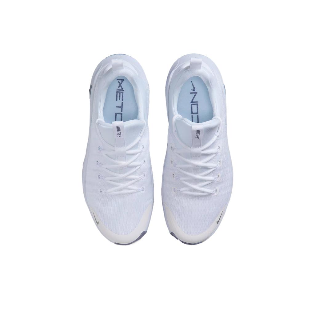 Nike Free Metcon 6 White Half Blue Women Sneakers Metallic-Silver FJ7126-110