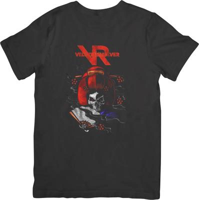 T-shirt Unisexe Coupe Homme & Femme Velvet Revolver Music Coton de Qualité Noir