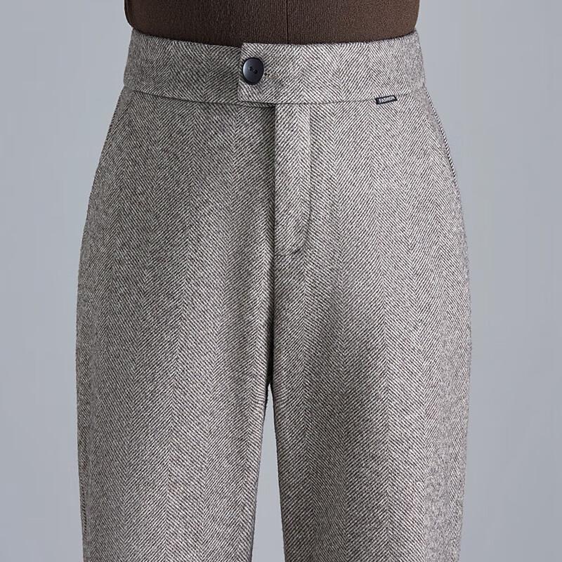 Women's High-Waist Straight-Leg Commuter Trousers