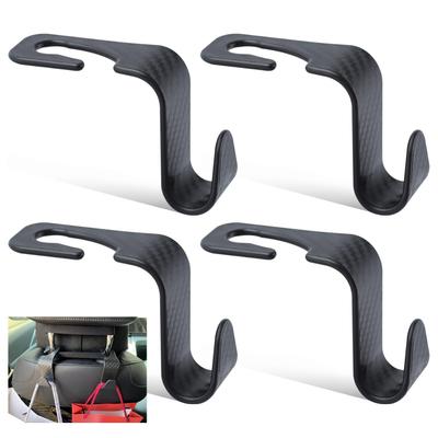 Set of 4 Car Seat Headrest Hooks, Car Hooks, Car Hooks, Car Storage