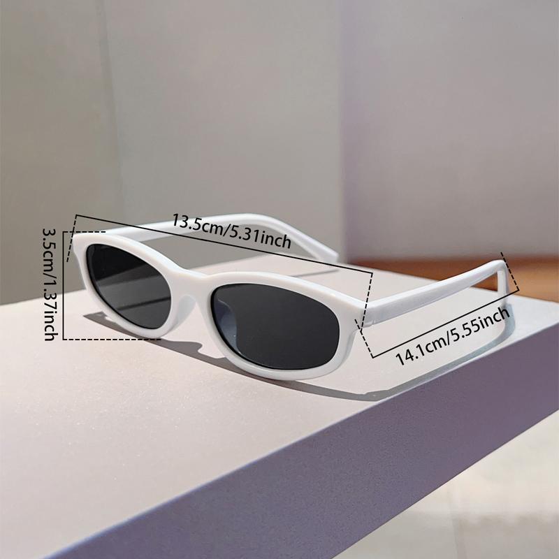 Vintage Oval Sunglasses Women  Fashion New Outdoor Casual Shades Trendy Stylish Luxury Brand Design Decor Sun Glasses