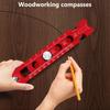 Woodworking Scribing Gauge Center Finder Ruler Scribing Circle Ruler Woodworking Compass Comaptible for w/ Woodturners B