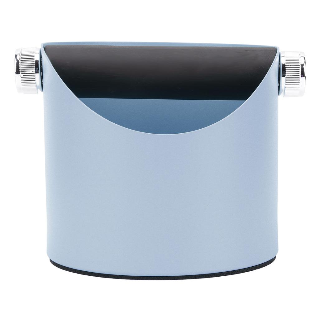 Coffee Knocking Slag Bucket Home Small Anti Slip Coffee Machine Grounds Box Powder Slag Recycling Bucket Blue