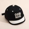 MiniAinis Goodday Kids Baseball Cap 50cm Summer Children Sun Hat Embroidery Letters Boys White Adjustable Toddler Bucket Cap