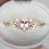 Luxury Simple Small Fresh Inlaid Zircon Ring Fashionable Personalized Ins Wind Women's Single Ring Ring Wholesale