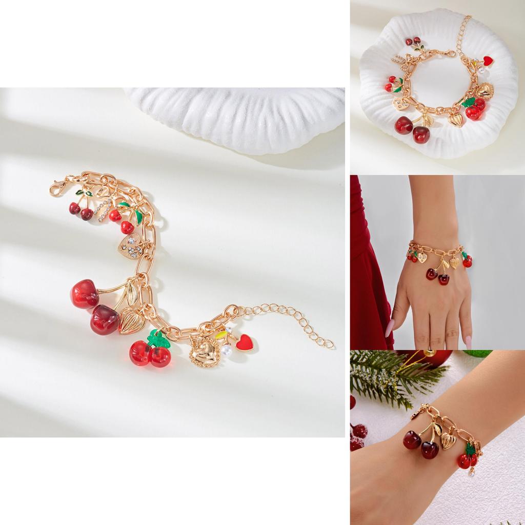 Cherry Blossom Alloy Jewelry With Butterfly Bow Pendant Accessory