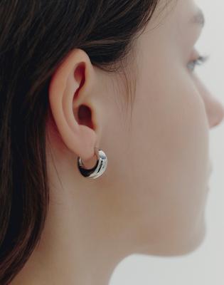 Hyeres Lor H Edition (W) Roly Poly One-Touch Earrings Hl6E65627Wbxxx