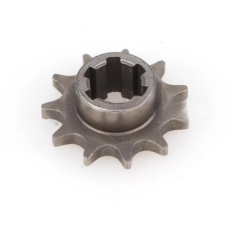 T8F 126 Links Metal Chain 11Tooth Sprocket Chain Plate For 49cc Gas Electric Scooter Dirt Pit Bike Moto Clutch Gear Accessory