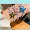 Zircon Flower Pendant Bracelet For Women With Elegant Design For Summer