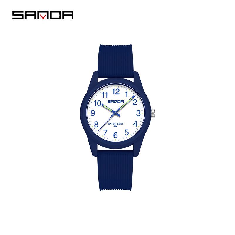 Sanda Creative Calendar Wristwatch for Students – Versatile Fashion Dial for Men & Women
