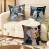 Cushion Cover Silky Short Plush Home Sofa Cushion Cover - Invisible Zipper Home Decoration A Breeze Of Love