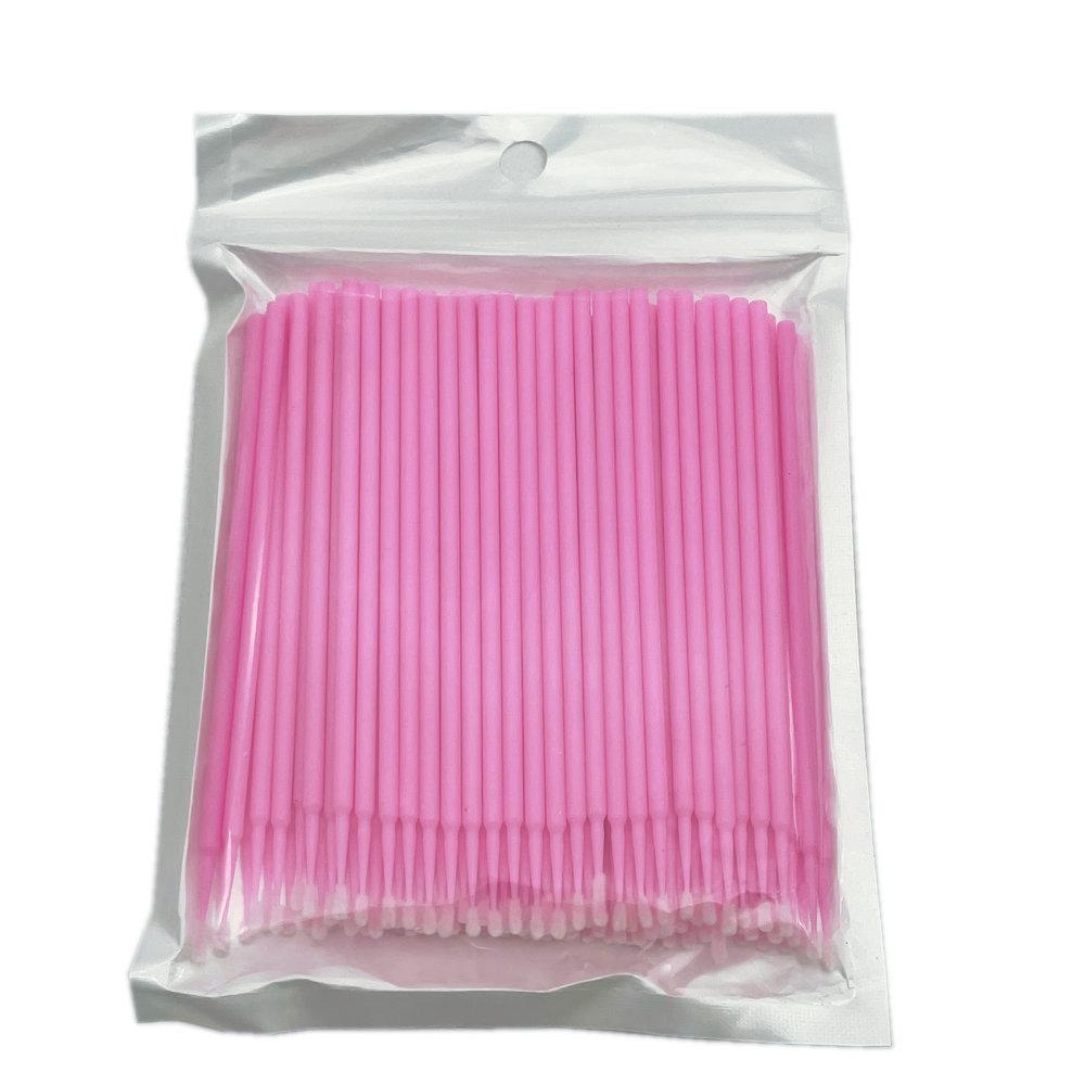 100 Stück Dental Einweg Mikro-Applikator Pinsel Wattestäbchen Wimpernverlängerung Werkzeuge Make-up Applikator Entferner Werkzeug