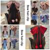Elegant Purple Hair Bows Clip With Long Ribbon Fashion Headdress Hairpieces Barrette Hairpin For Women And Girls
