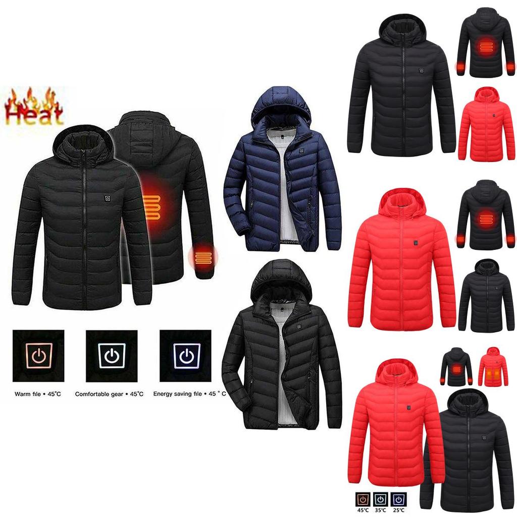 Premium Winter Electric Thermal Usb Padded Coat For Ultimate Comfort And Warmth