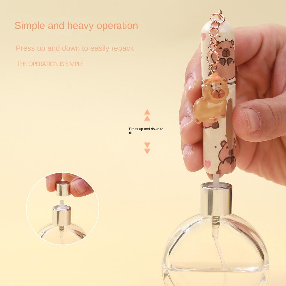 Mini Spray Rotating Bottle Refillable Spray Atomizer Bottle Perfume Dispensing Bottles  Travel