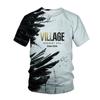 Horror Game Resident Evil 3D Print T-shirts Men Women Short Sleeve O-Neck t shirt Fashion Harajuku Top Tee Oversized Y2k Clothes