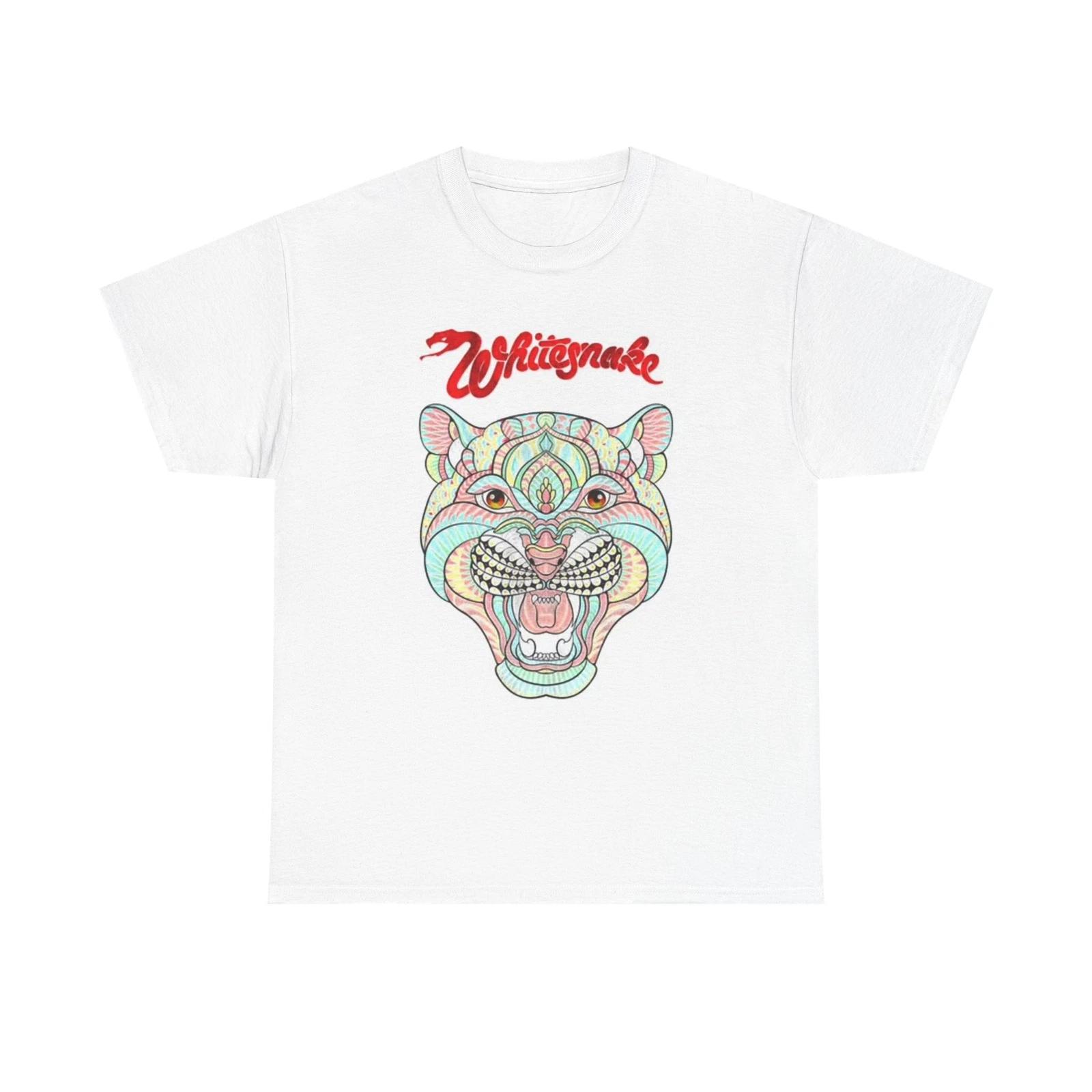 Men s and Women s T-shirts Whitesnake Vintage Rock Band Graphic XS