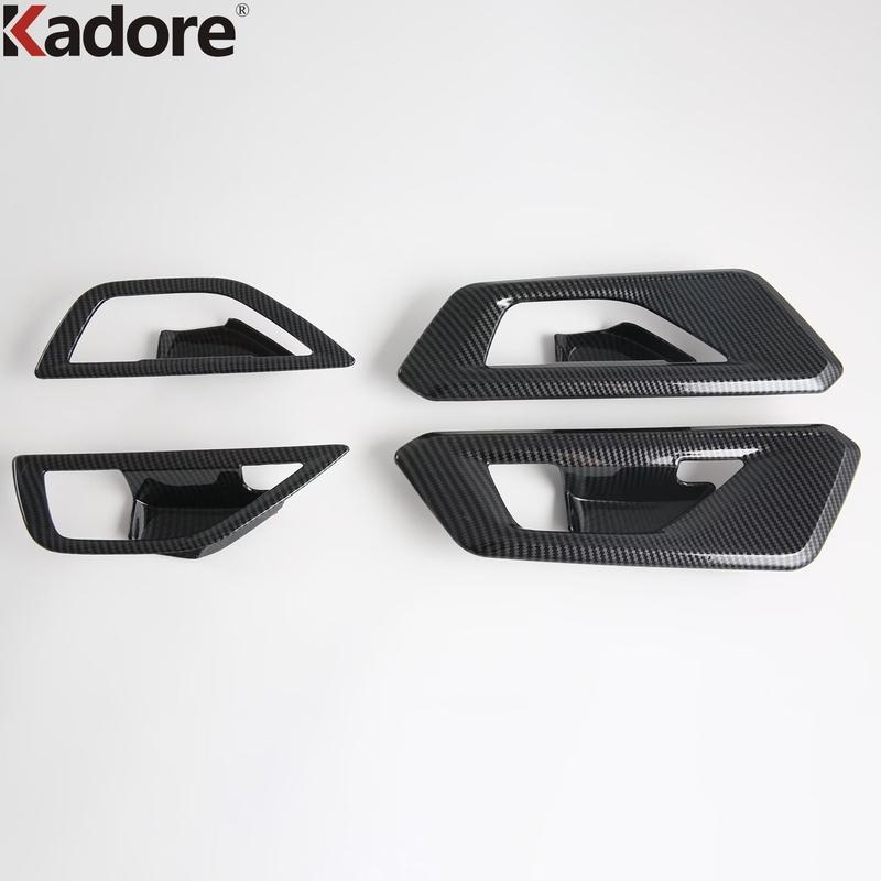 Car ide Inner Door Handle Bowl Cover Trim For Subaru Forester 2025 2026 Carbon Fiber Inteiror Mouldings Accessories
