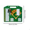 Baseball Coaching Board 2 Erasable Pens Double Sided for Recreation Practice