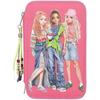 Trousse Crayons - DEPESCHE - TOPModel Joy - 18 Crayons De Couleur - Pendentif Multicolore - Rose