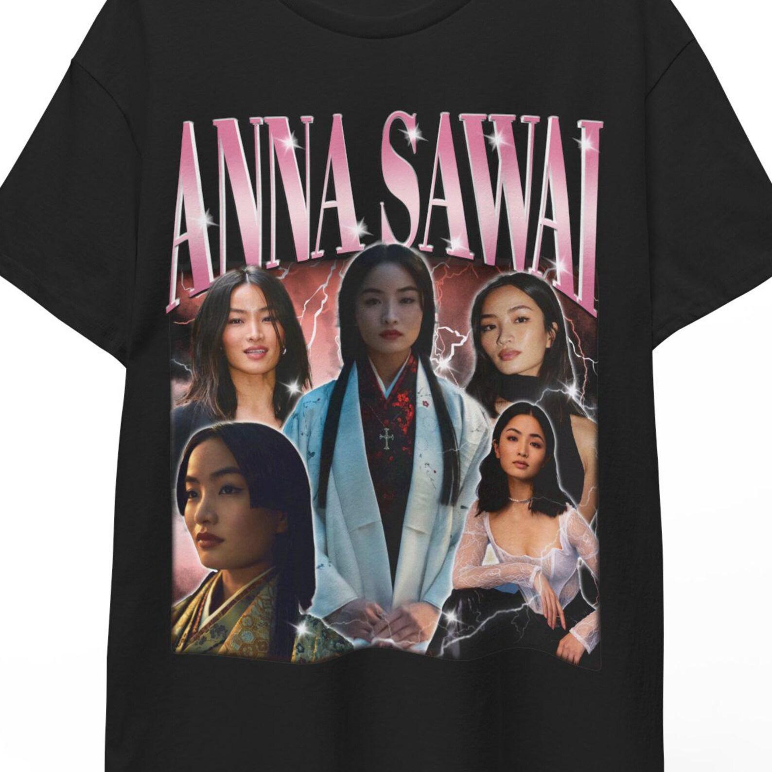 Anna Sawai Tee, Anna Sawai Tshirt, Vintage Anna Sawai Shirt, Anna Sawai Retro Tees, Anna Sawai Clothing, Anna Sawai Lady Mariko Shirt S