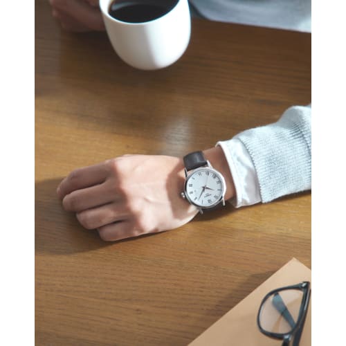 Tissot Classic Dream Men's Watch with White Dial and Leather Strap, T1294101601300, Officially Imported