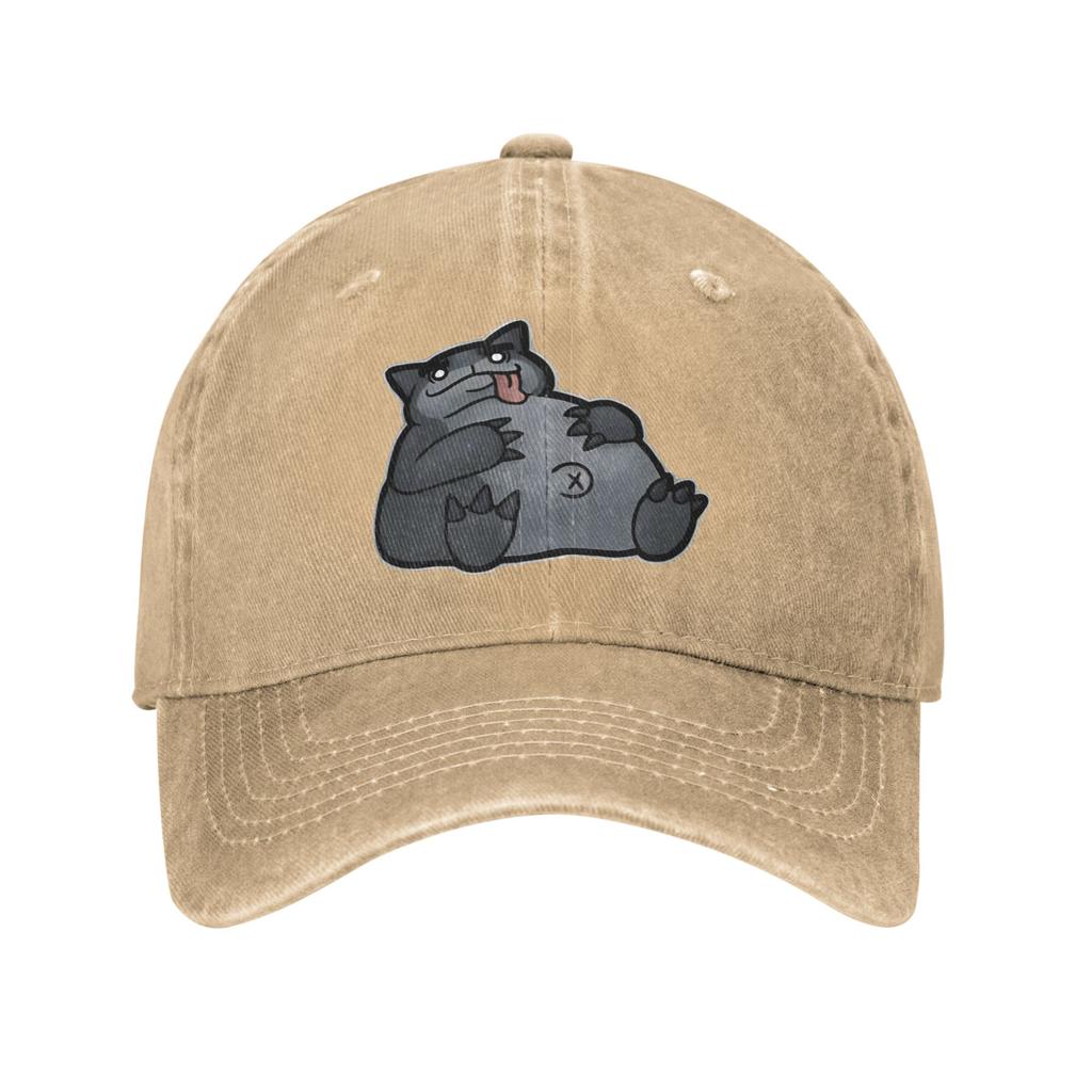 Klassische MEWGENICS Frank Baseballkappe Unisex-Stil Used-Denim Gewaschene Kopfbedeckung Outdoor-Workouts Verstellbare Passform Kappen Mütze