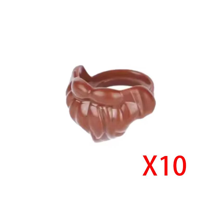 MOC City Building Blocks Figure Body Parts Creative Accessories Girl Hair Police Hat Scarf Beard Backpack MOC Bricks Toys T02